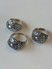 VTG 925 Sterling Silver Football Championship Sports Ring Choose Sz: 10, 11, 13