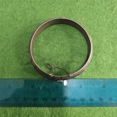Vintage Sterling Silver Cuff Bracelet 7.5in 19.3g I595