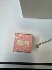 Vintage 1981 Avon Pretty Heart Pendant Necklace NOS Original Box Floral