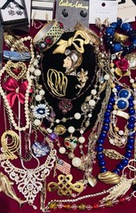 Vintage High End Costume Jewelry Trifari Jackie Kennedy BSK Emmons Gerrito Liz