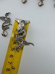 Large Lot of Griffin Brass And Silver Toned stamping jewelry finding
