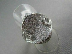 ANTIQUE MASSIVE 2.25CTW 18KT WHITE GOLD HEART DIAMOND RING ONE OF A KIND!!!!!!!!
