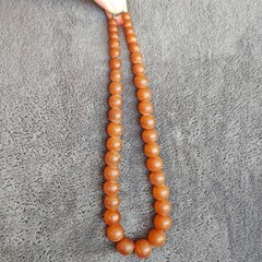 Amber necklace, Stone Beads Vintage USSR Baltic. Kaliningrad. jewelry amber