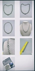 102g Authentic JUDITH RIPKA 925 Silver 20″ necklace 90s Y2K ERA Collectors item