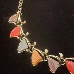 Vintage 1950’s 1960’s Thermoset Necklace Earrings Bracelet Lot Set Parure
