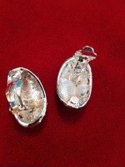 5 Pr High End Earrings Lisner Monet Unsigned Clip Back Pierced Rhinestone GT ST