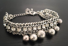 Lot Of Vintage Modern Costume Bracelets Jewelry 17 Pieces