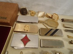 Tie Clip Bar Tack Cuff Link Money Clip Lot Hickok Anson Swank Pairs Singles