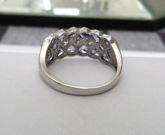 NEW 2.25 CARATS TOTAL WEIGHT TOURMALINE .5CT ZIRCON STERLING SILVER RING SIZE 10