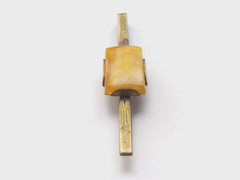 Soviet Vintage Tie clip Baltic Amber. USSR