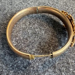 Antique 1907 F.M. Co Gold Filled Expansion Bangle Bracelet Victorian Edwardian