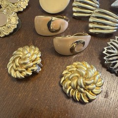 Lot of 16 Pair of a Variety of Clipon Earrings
