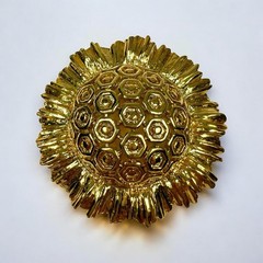 Monet Honeycomb “Burst” Runway Couture Statement Brooch