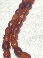 🔥Antique Vintage Genuine Amber Necklace Beads On String Butterscotch Egg Yolk36