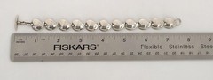 Niels Erik From of Denmark Sterling Flora Fauna Link Bracelet Circa 1940s/1950s