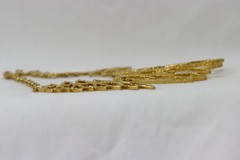 Celebrity Bib Necklace, 60s-70s, Gold Tone, Vintage, 126gr
