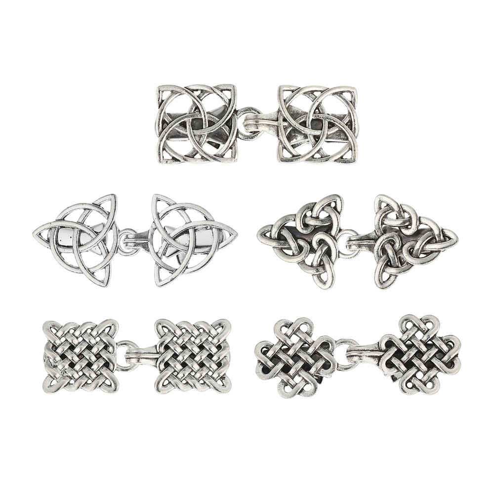 5 x Cloak Clasp Set Alloy Vintage Sweater Clips Retro Cardigan Buckles Sew
