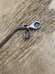 Michael Anthony Sterling Silver 925 Snake Bracelet for Beads Charms 8 Inches
