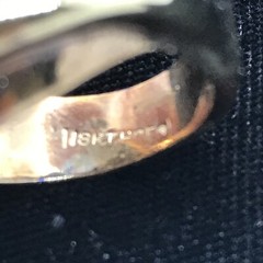 Vintage 18KHGE Gold Plated with Bold Knot Design Ring varied sizes