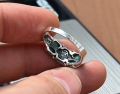NOT AVAILABLE ! 925 Sz 10 Turquoise Ring Stunner ! Sterling Silver Vintage
