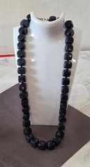 VINTAGE-RETRO Fabulous 3 Piece Navy Beaded Necklace / Bracelet Set mixed brands