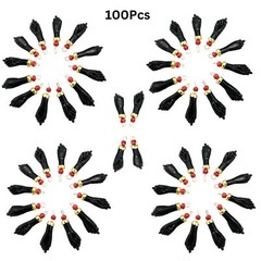 14K Goldfilled Black Azabache Hands Pendant/Charm 100Pcs!
