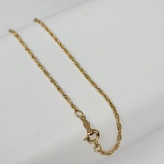 Vintage 12K Gold Filled Singapore Chain Bracelet 8″ 1/20 14k GF Spring Ring NOS