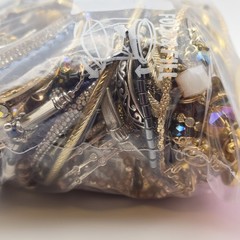 Bag Old Unsearched Jewelry Lot Vintage Estate Find Junk Drawer Aprox 4lb