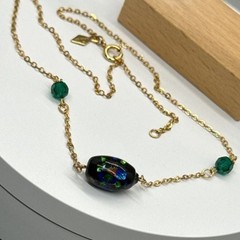 Sarah Coventry Night Garden Necklace and Clip On Earrings Set 70’s Vintage