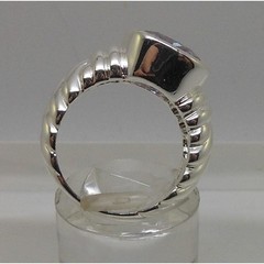 Vintage Designer Cocktail Ring Sterling Silver CZ Pink Purple 925 Signed Size 6