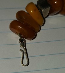 Butterscotch and Egg Yolk Amber and Sterling Silver Collar Necklace