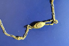 Vintage Sadie Green Art Deco Emerald Cut Black Glass Y Necklace