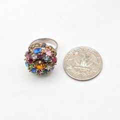 Vintage Rhinestone Cocktail Ring