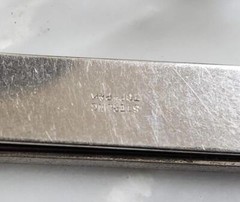 Vintage T&K Sterling Silver Tie Clip & Cufflinks Set ~ 41.4g ~ 8-H445
