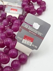 Lot Of 4 Packs Of Vintage No Boundaries Oversized Bead Bracelets Costume Jewelry