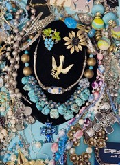 Vintage High End Costume Jewelry Sterling Mamselle CORO Monet Austria EFFY AJMC
