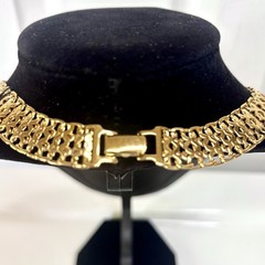NWT Vintage 1960’s Monet Gold Plated Necklace Signed Original Vintage Price Tag