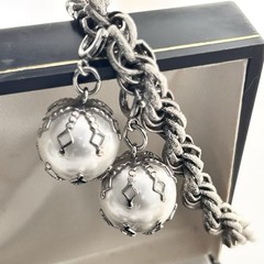 Vintage Celebrity Bracelet Earring Set Faux Pearls Wedding Baubles Dangling