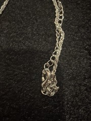 Vintage Cookie Lee Aqua Jeweled Pendant Cross Nickel Free