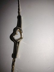 Vintage Goldette Gold Tone Heart Bracelet 6.75” See Description