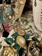 Pretty Junk Jewelry Lot Vintage And Modern Mix 9 1/2 Lbs. For Repurpose Or Craft