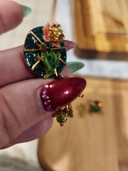 Lunch At The Ritz Frog Legs Earrings