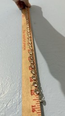 Antique Victorian Rivière Paste Necklace Sz 15.5 Inches