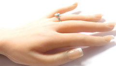 Antique Art Deco 1920’s Diamond Engagement Ring 18KW Size 6 UK-L1/2 EGL USA