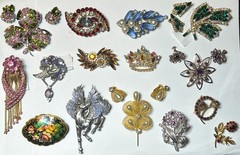 Vintage Brooch Sherman , Juliana , JJ, B. David , Austria, Sarah Cov ++