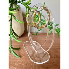 Vintage Mixed Metal Twisted Hoop Earrings | Silver And Brass Tone