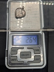 Vtg 1943 Australia Sixpence Heart Shaped Coin Charm Pendant Sweetheart Jewelry