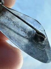Israel Sterling Brooch Pin Jewelry Vintage [e78]