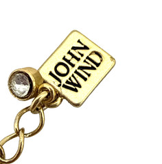 Vintage Maximal Art John Wind Crown Locket Necklace Gold Tone Signed 16″-18″
