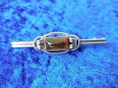 Beautiful Old Brooch, 835 Silver With Amber, Teka (Theodor Klotz)